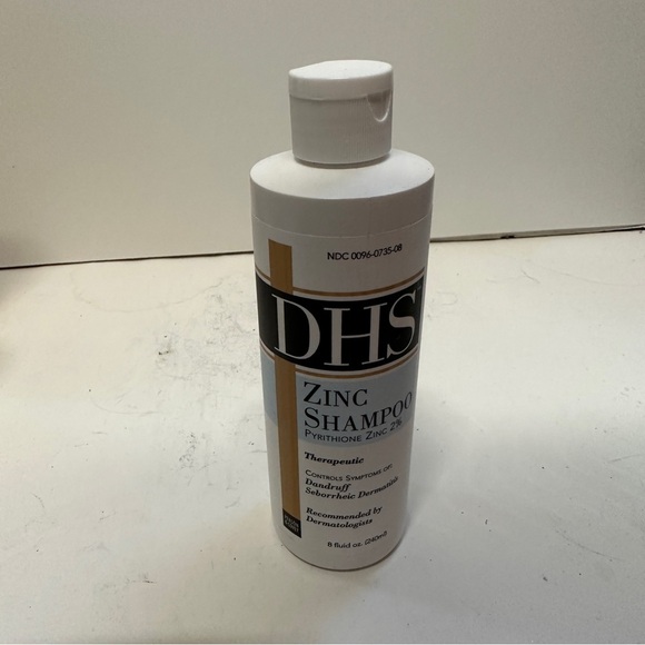 DHS Zinc Shampoo Therapeutic 8 OZ - Picture 1 of 3